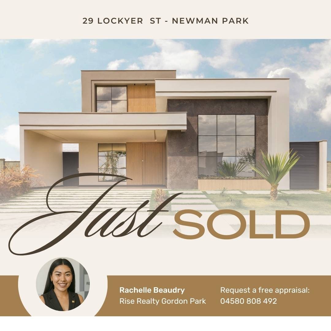 Just Sold social media graphic for an agent